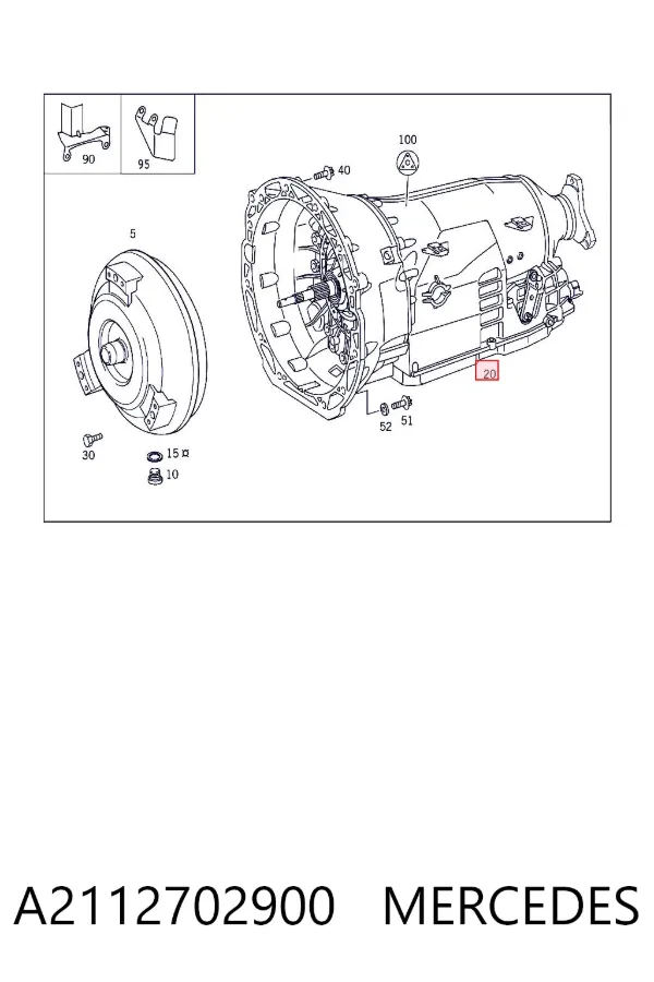 АКПП A2112702900 Mercedes