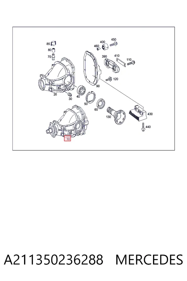  Mercedes A2113502362 ціна, від 263.14 USD