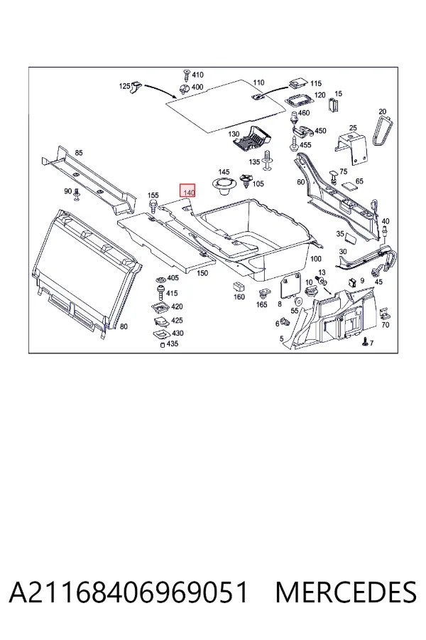  Mercedes A2116840696