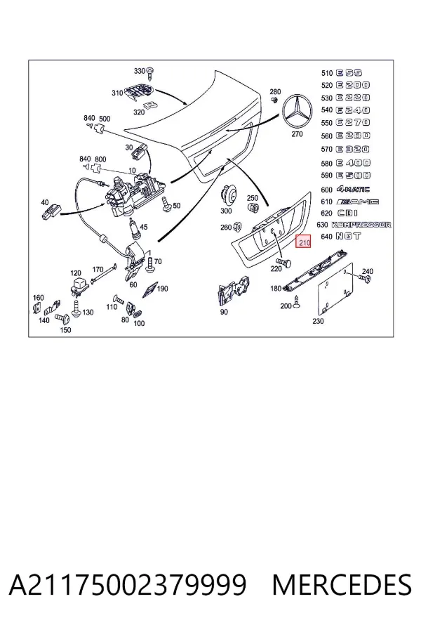  A2117500237 Mercedes