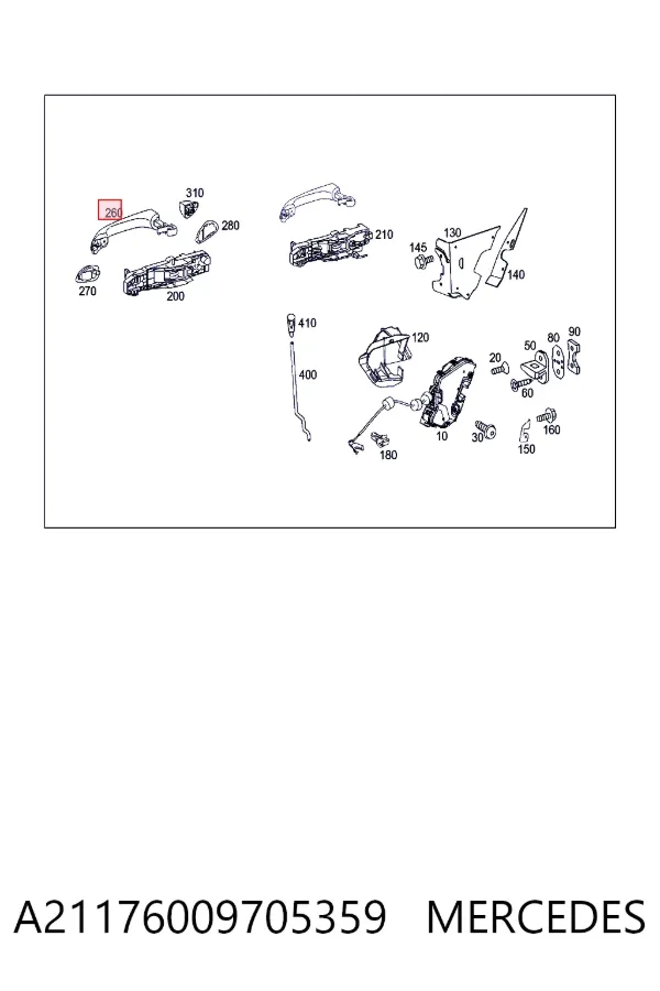 Купити A2117600970 Mercedes 