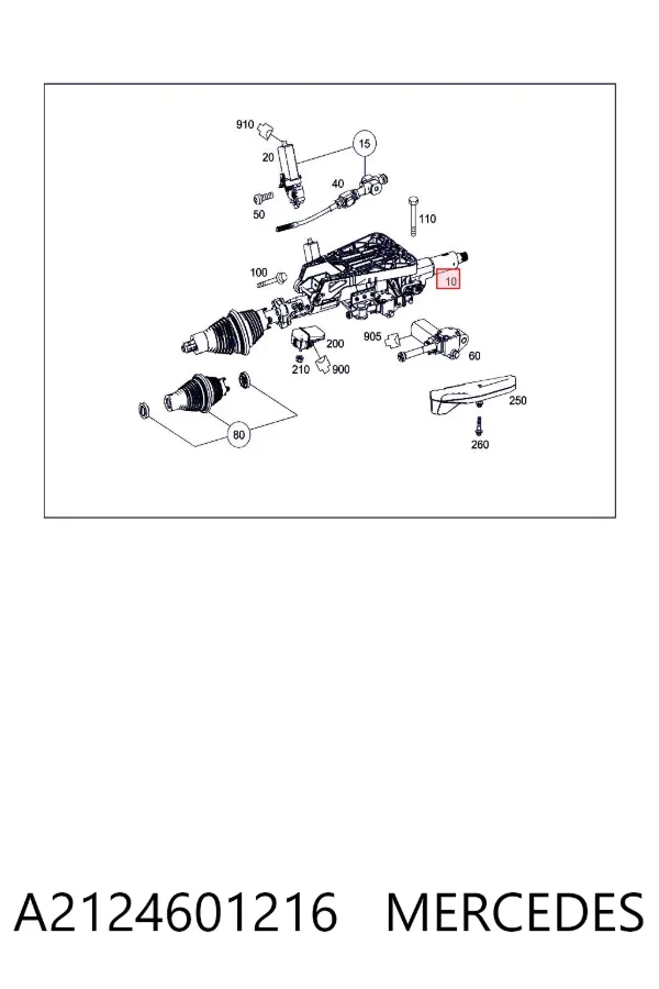 Рульова колонка A2124601216 Mercedes