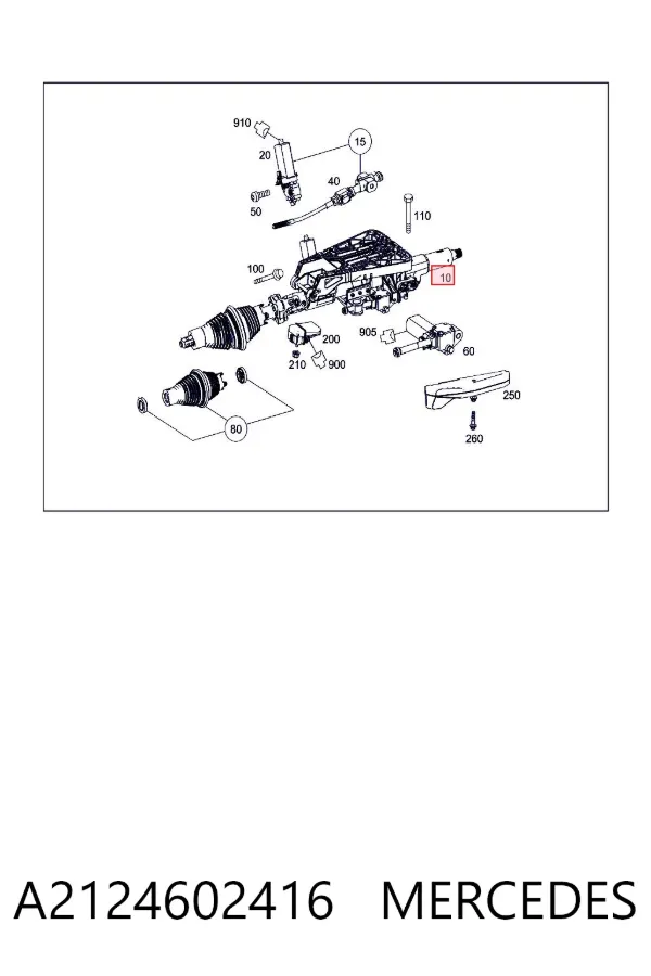 Рульова колонка A2124602416 Mercedes