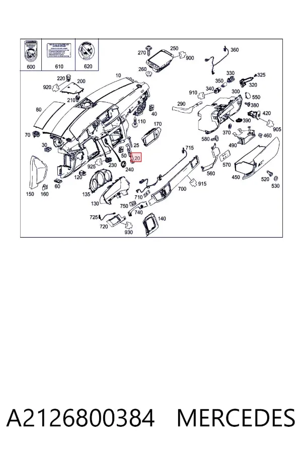  A2126800384 Mercedes