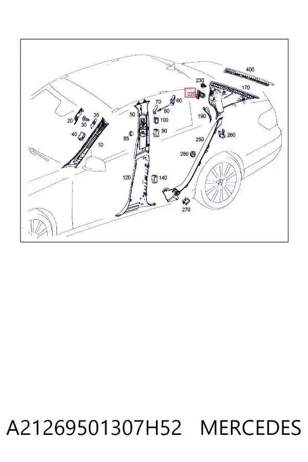 A2126950130 Mercedes 