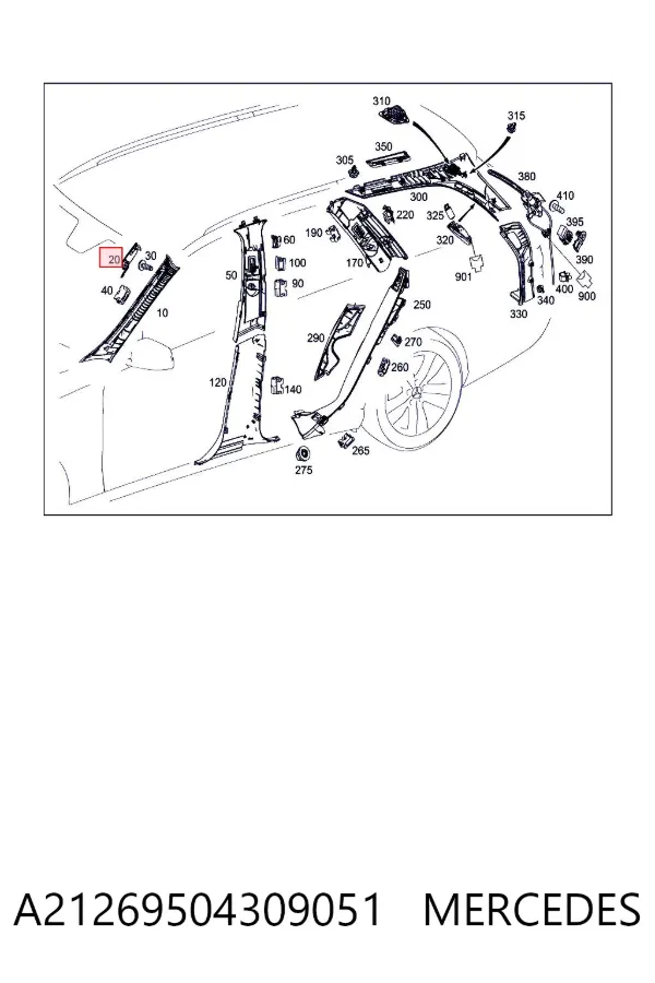  A21269504309051 Mercedes