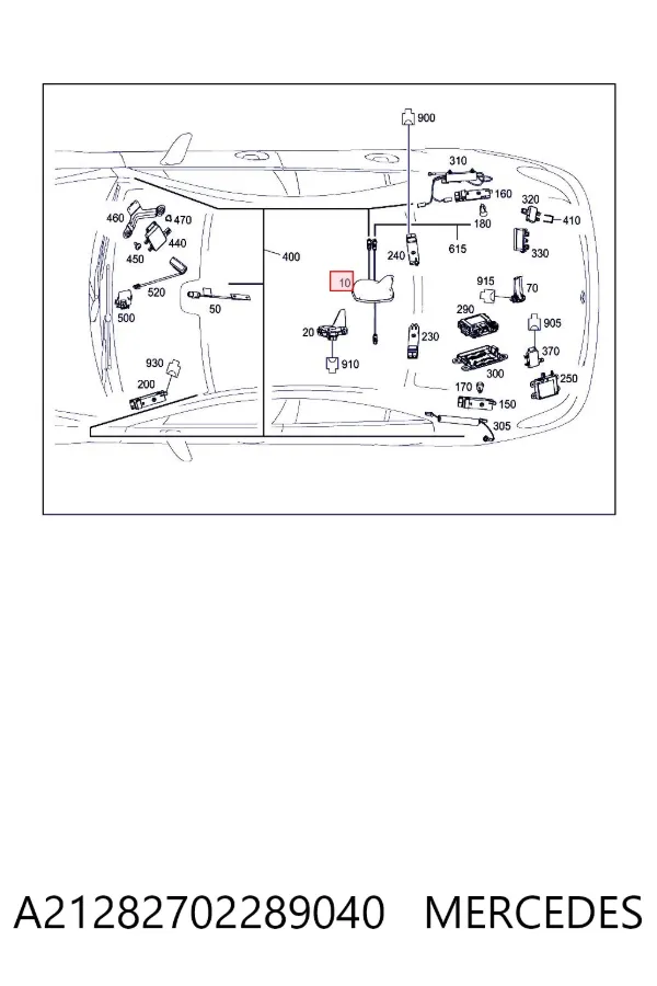 Антена Mercedes A2128270228 ціна, від 25.34 USD