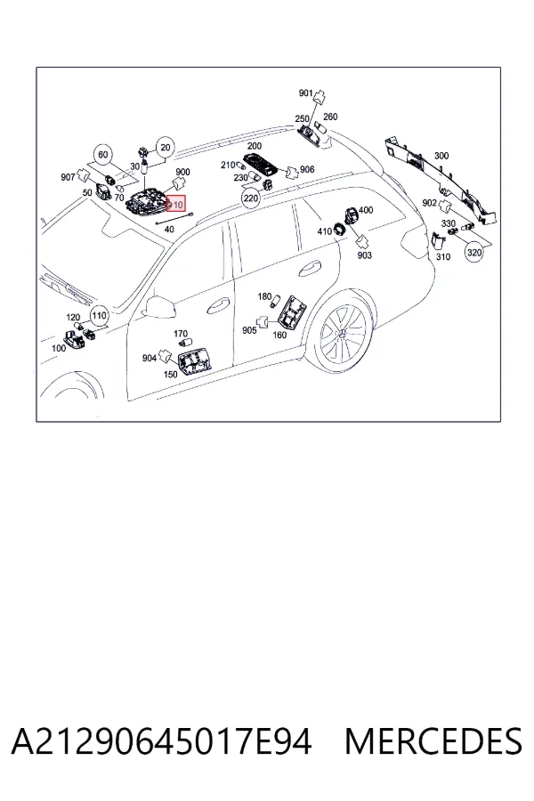  Mercedes A2129064501