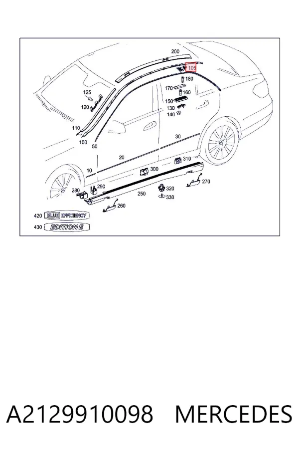  A2129910098 Mercedes