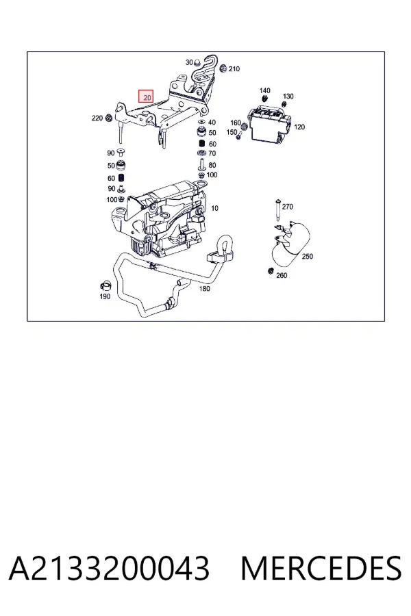  A2133200043 Mercedes
