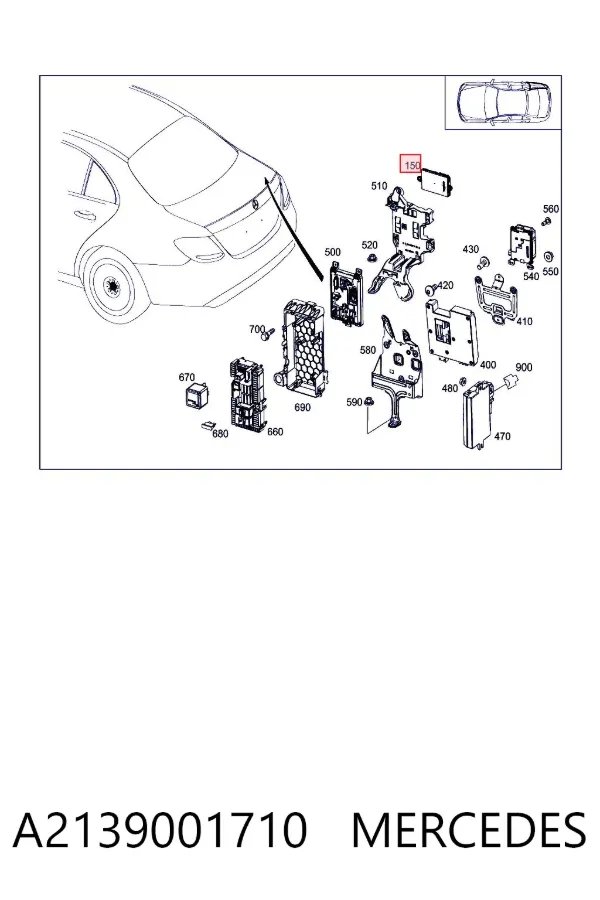  A2139001710 Mercedes