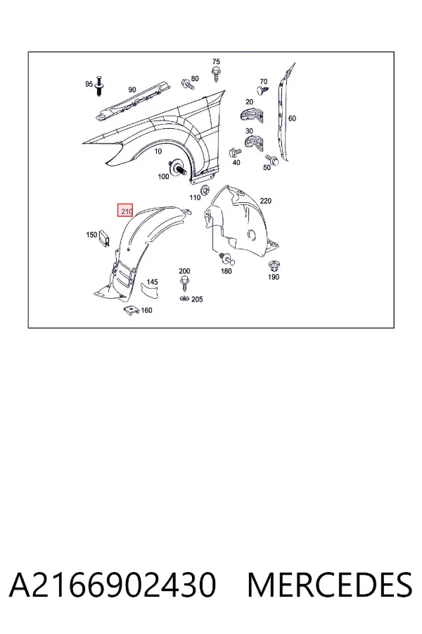  A2166902430 Mercedes
