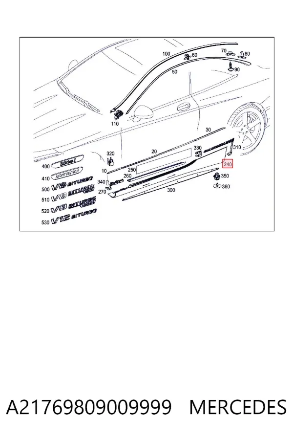 A2176980900 Mercedes 