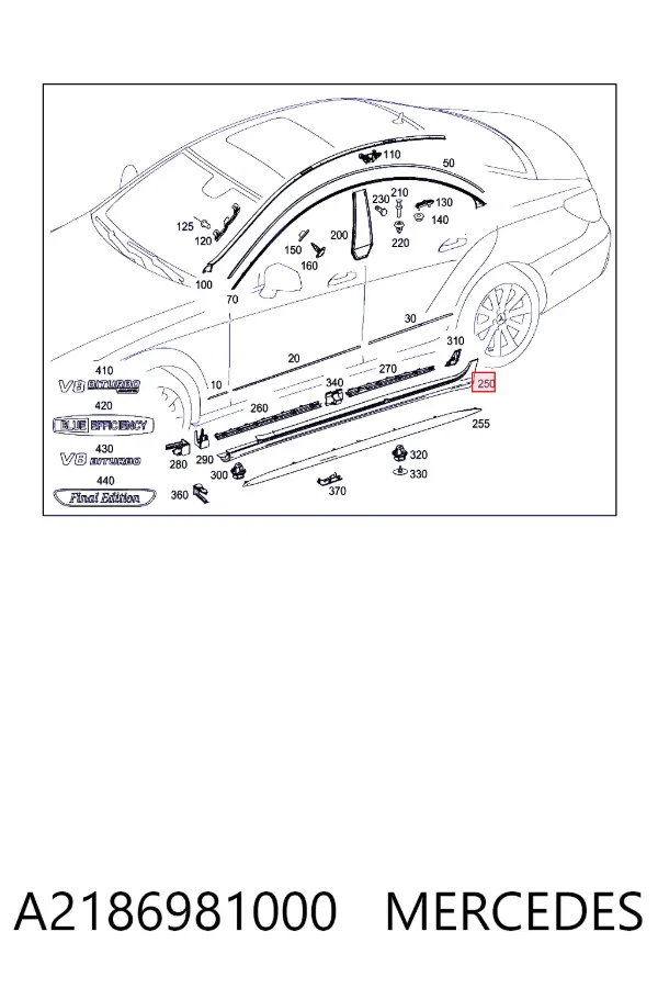  A2186981000 Mercedes