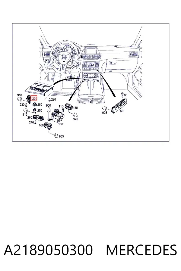  A2189050300 Mercedes