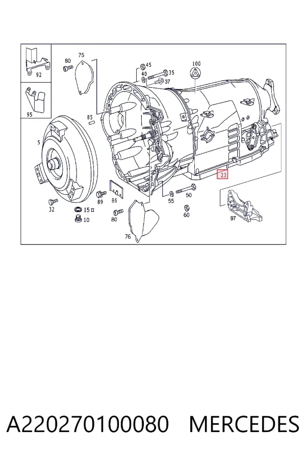 АКПП A220270100080 Mercedes