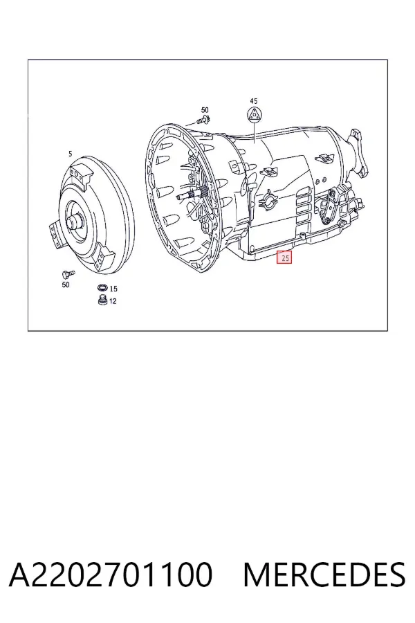 АКПП A2202701100 Mercedes