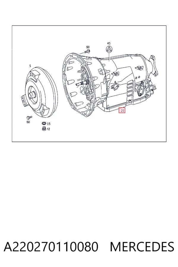 АКПП A220270110080 Mercedes