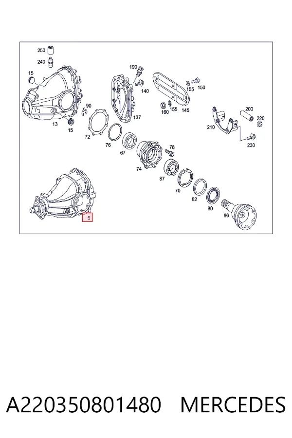  Mercedes A2203508014