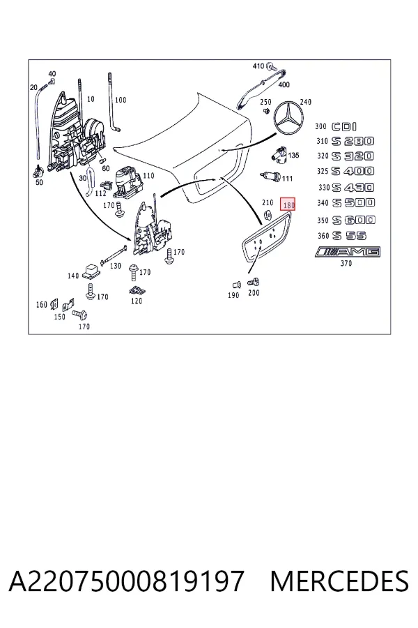  Mercedes A2207500081