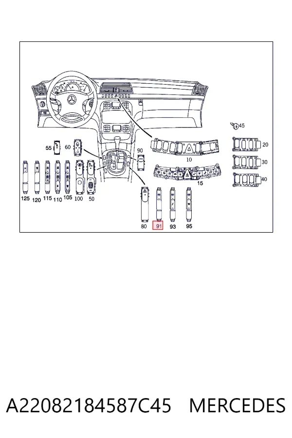  Mercedes A2208218458