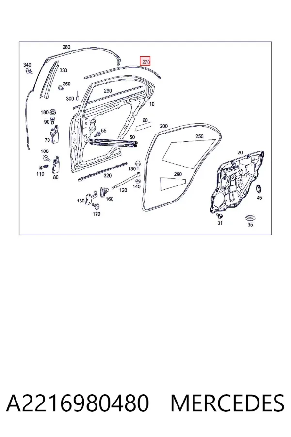  A2216980480 Mercedes
