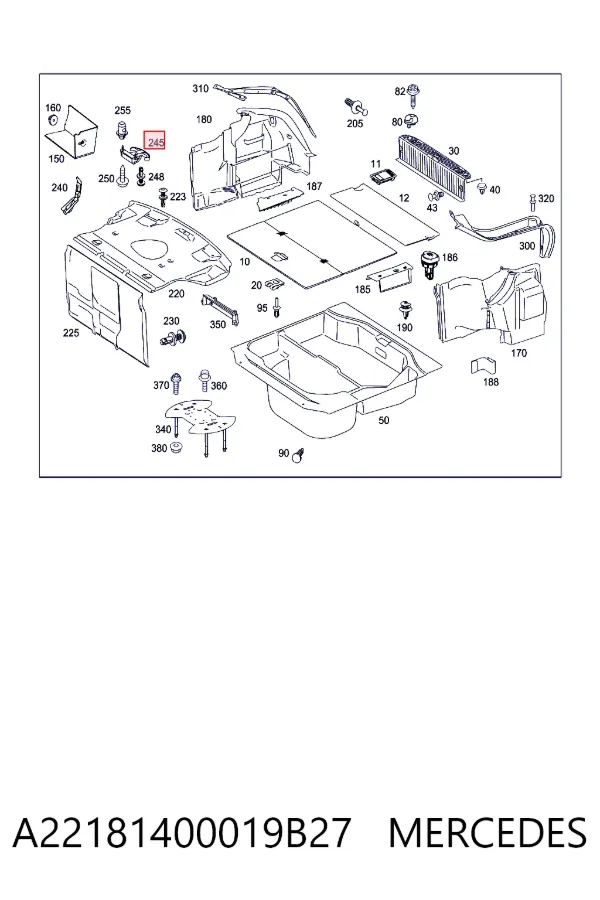  A22181400019B27 Mercedes
