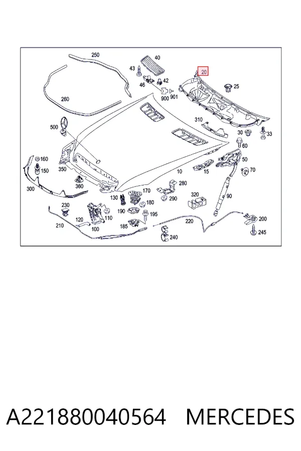  A221880040564 Mercedes