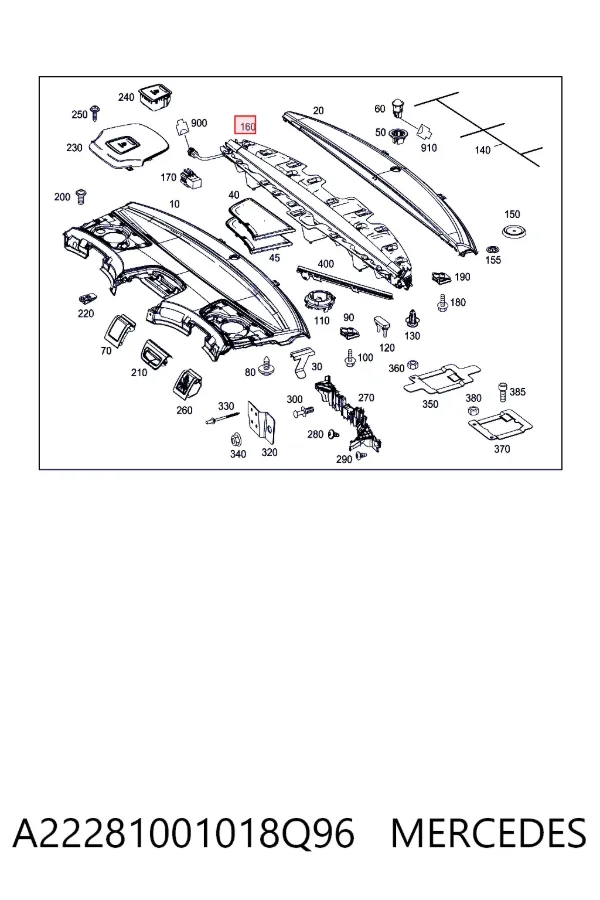 Купити A2228100101 Mercedes 