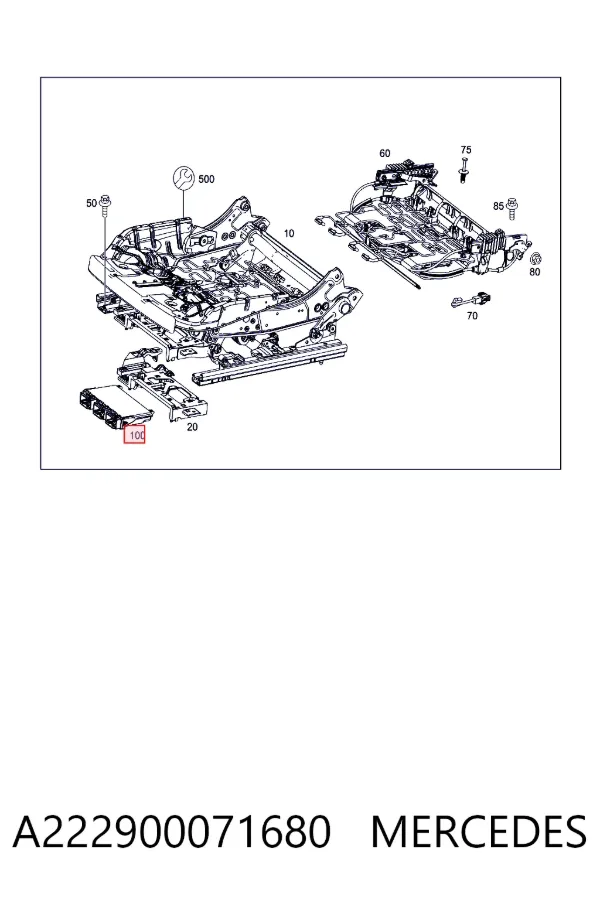  A222900071680 Mercedes