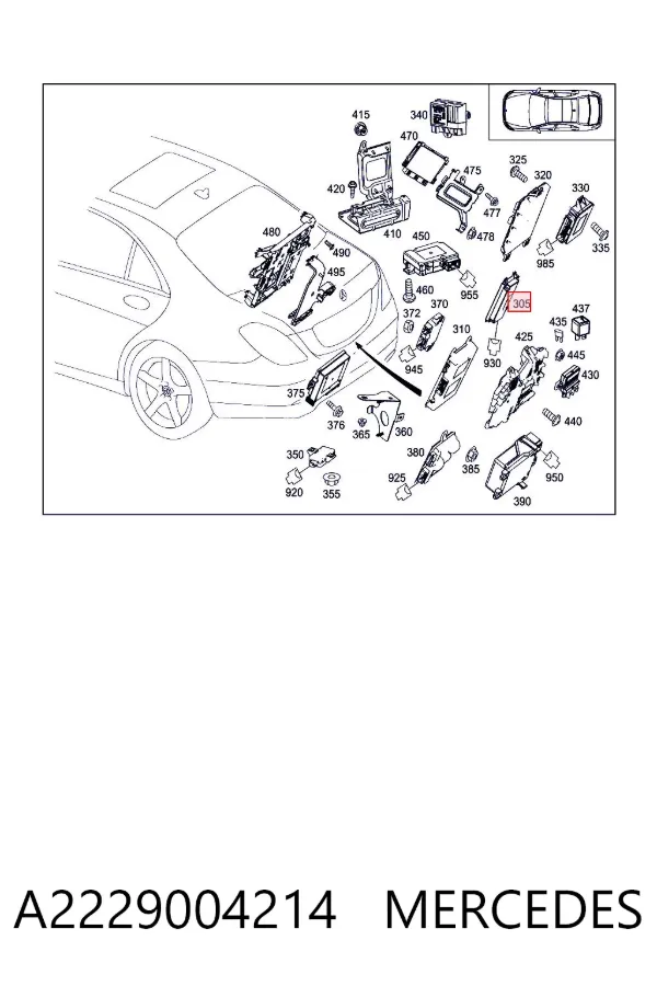  A2229004214 Mercedes