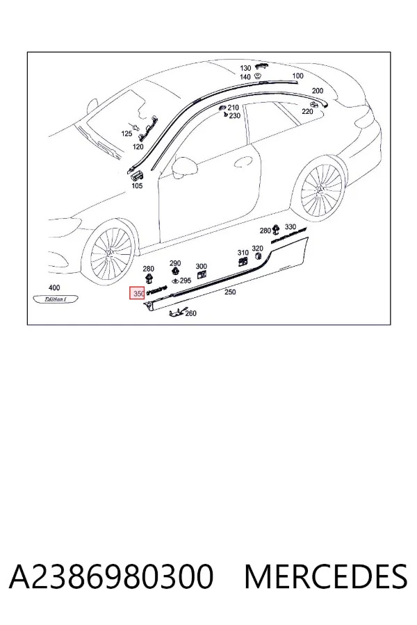  A2386980300 Mercedes