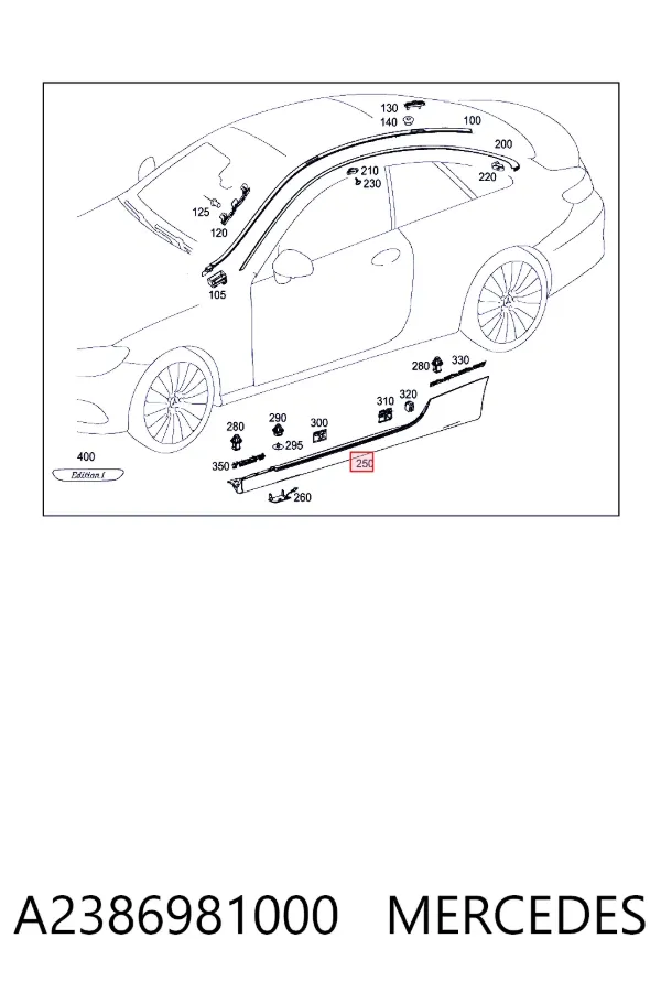  A2386981000 Mercedes