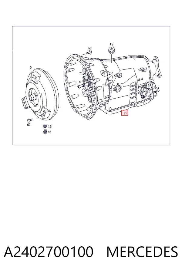 АКПП A2402700100 Mercedes