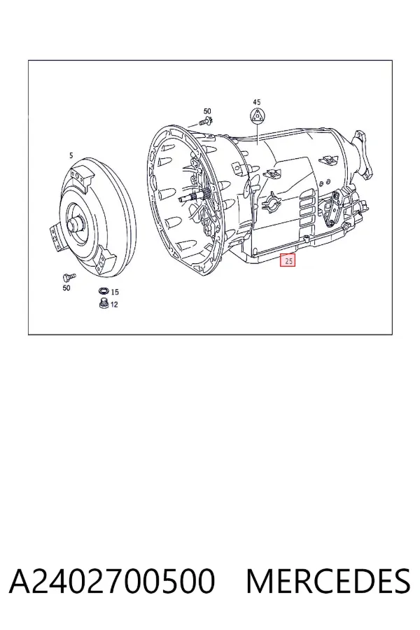 АКПП A2402700500 Mercedes