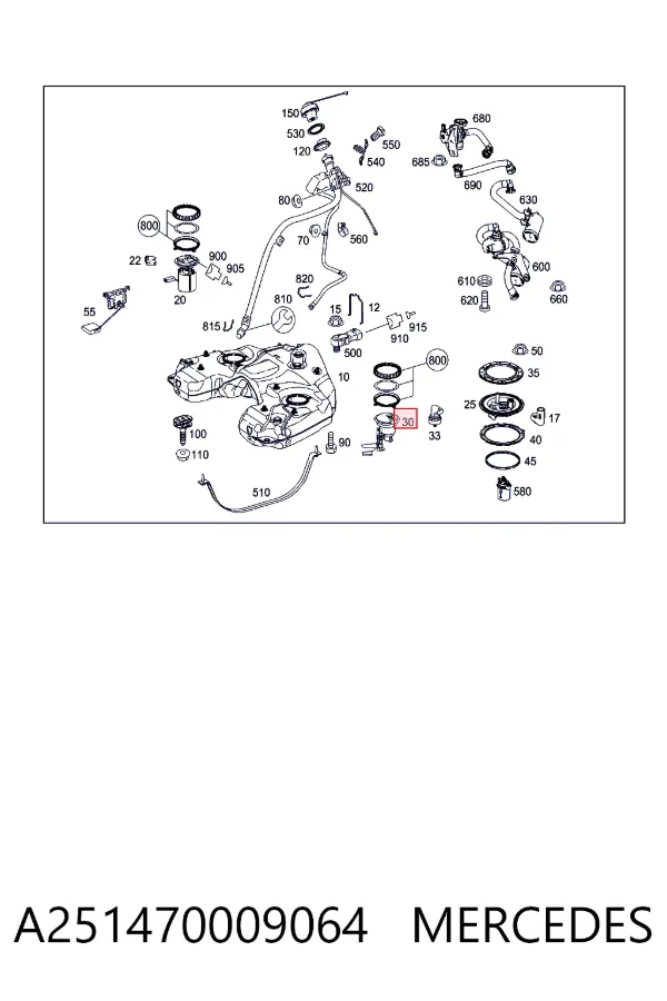 Фільтр тонкого очищення палива Mercedes A2514700090 ціна, від 71.43 USD