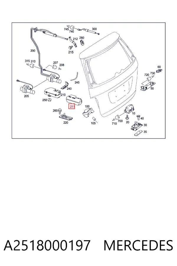  A2518000197 Mercedes