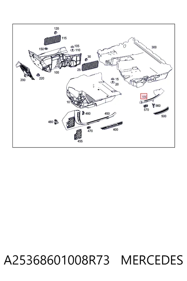  Mercedes A2536860100