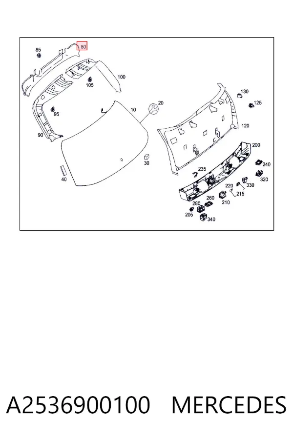  A2536900100 Mercedes