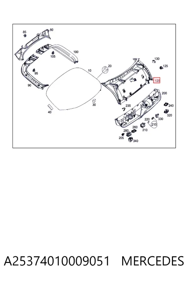 Купити A2537401000 Mercedes 