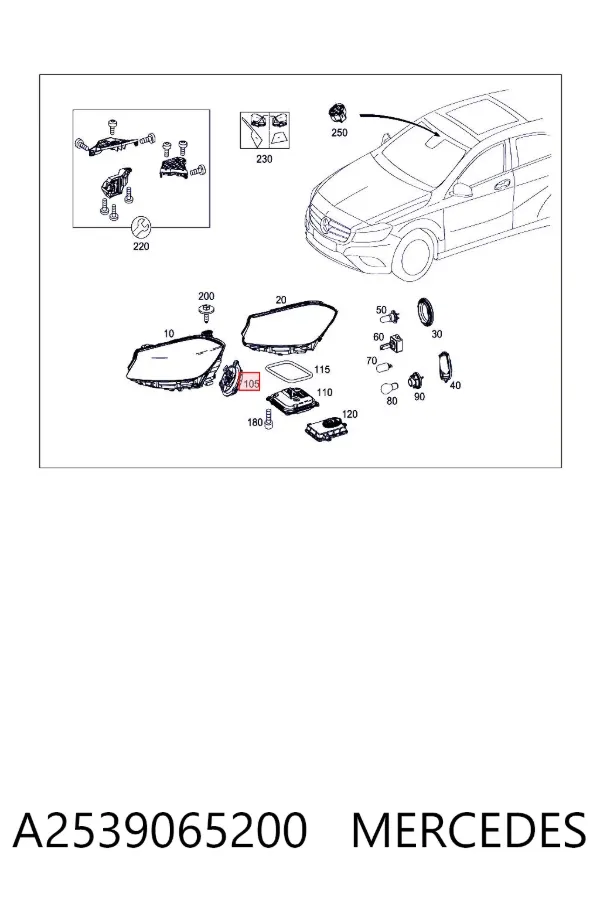 A2539065200 Mercedes