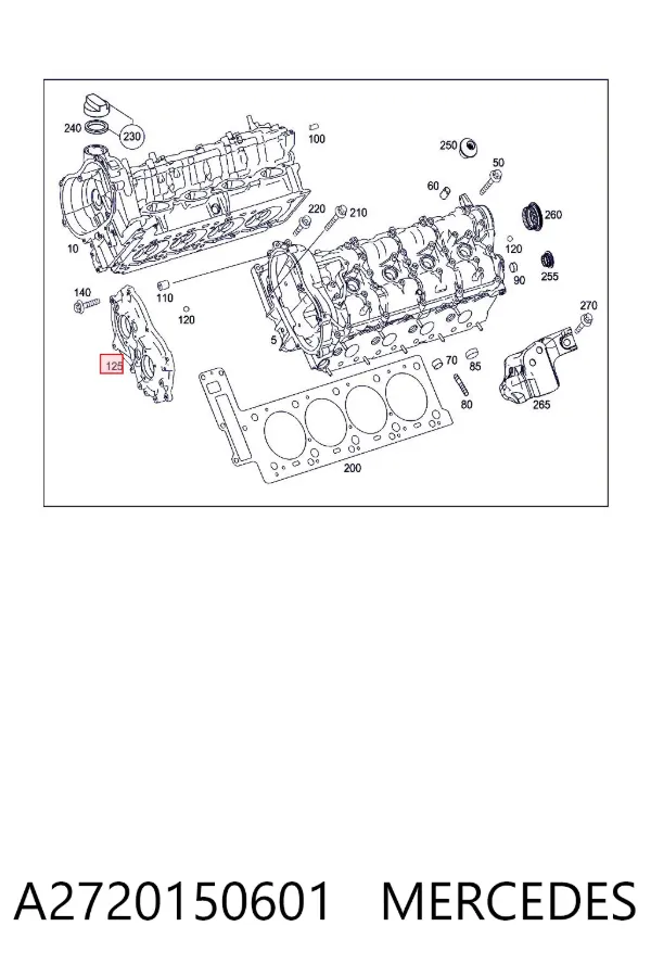  A2720150601 Mercedes