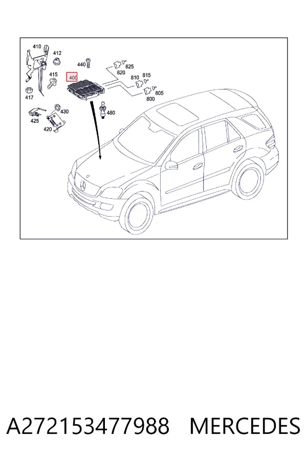 ЕБУ Mercedes A2721534779 ціна, від 228.04 USD