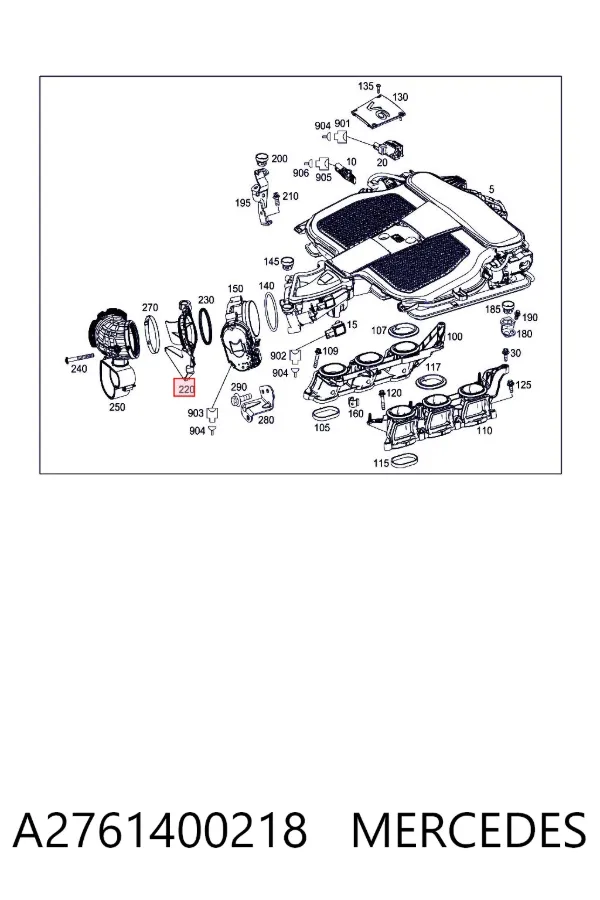  A2761400218 Mercedes