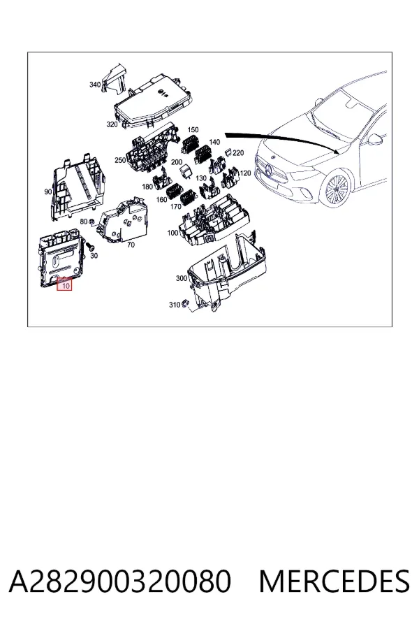 Купити A2829003200 Mercedes 