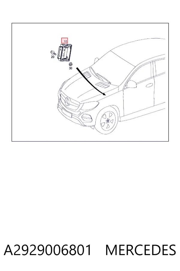  A2929006801 Mercedes