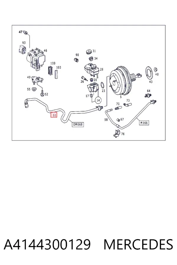  A4144300129 Mercedes