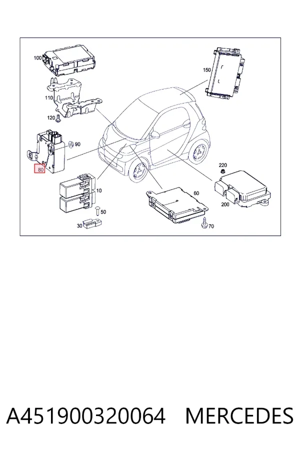 Купити A4519003200 Mercedes 