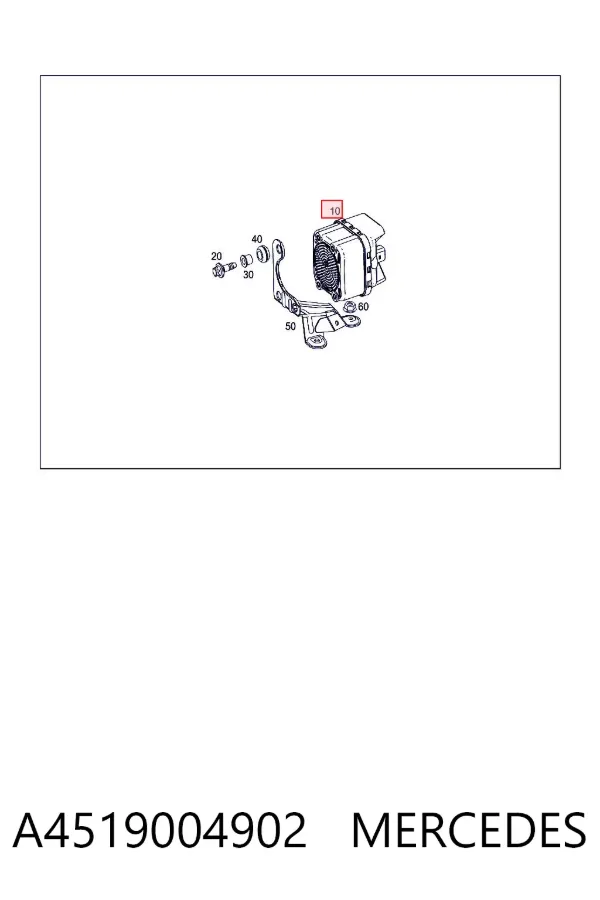 Динамік наближення автомобіля A4519004902 Mercedes