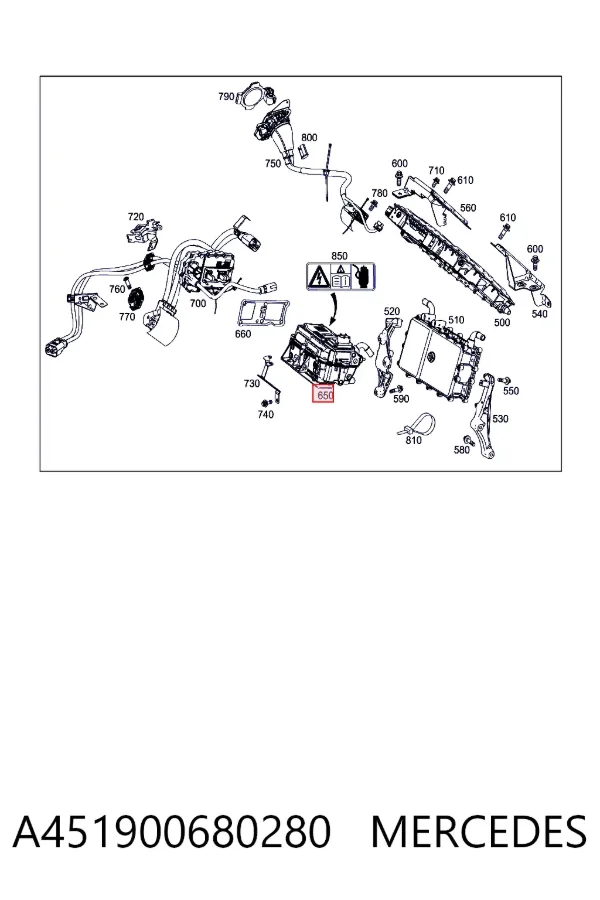 Купити A4519006802 Mercedes Модуль управління (ЕБУ) заряду основної батареї
